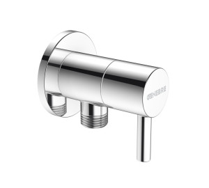 Round angle valve